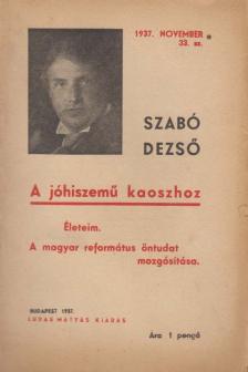 Szabó Dezső - A jóhiszemű kaoszhoz [antikvár]