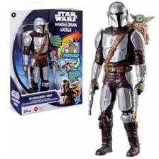 Hasbro: Star Wars Interaktív Angolul Beszélő Mandalóri és Grogu Játékfigura - 30 cm