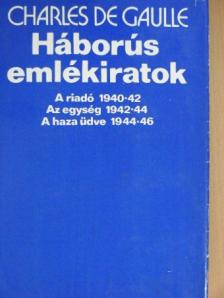 Charles de Gaulle - Háborús emlékiratok [antikvár]