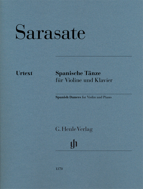 SARASATE - SPANISCHE TAENZE FÜR VIOLINE UND KLAVIER
