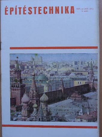David Wykes - Építéstechnika 1975/4. [antikvár]