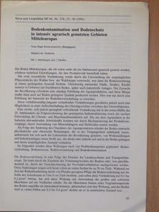 Paul Stefanovits - Bodenkontamination und Bodenschutz in intensive agrarisch genutzten Gebieten Mitteleuropas [antikvár]