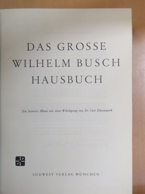 Das grosse Wilhelm Busch Hausbuch [antikvár]