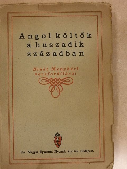 Edmund Blunden - Angol költők a huszadik században [antikvár]