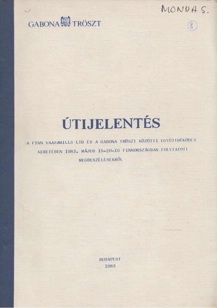 Útijelentés [antikvár]