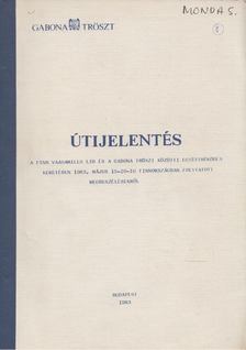Útijelentés [antikvár]