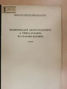 Szitkey László - Összefoglaló adatgyűjtemény a vízellátásról és csatornázásról [antikvár]