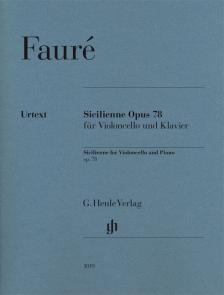 FAURÉ - SICILIENNE OP.78 FÜR VIOLONCELLO UND KLAVIER URTEXT (NÖCKEL/ROGÉ/GERINGAS)