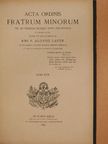 C. Card. Mazzella - Acta Ordinis Fratrum Minorum Januarii-Decembris 1899. [antikvár]