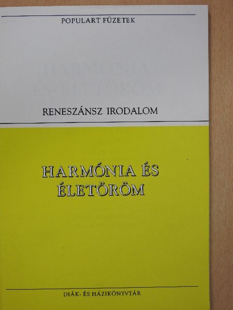 Francesco Petrarca - Harmónia és életöröm [antikvár]