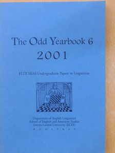 Ágnes Gyarmati - The Odd Yearbook 6 2001 [antikvár]