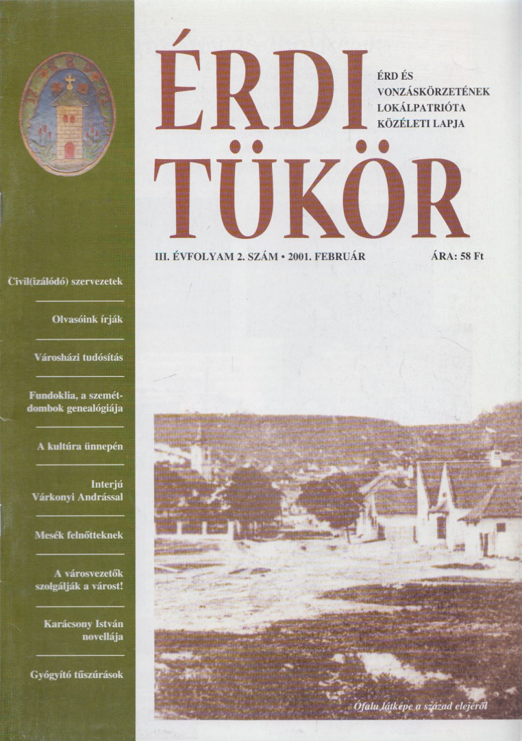 Érdi Tükör III. évfolyam / 2. szám [antikvár]