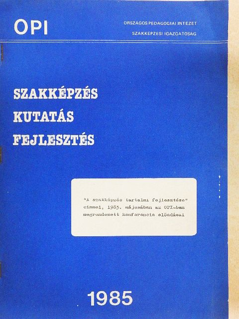 Katona László - Szakképzés, kutatás, fejlesztés [antikvár]