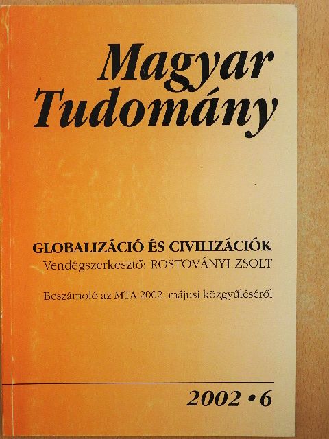 Bayer József - Magyar Tudomány 2002. június [antikvár]
