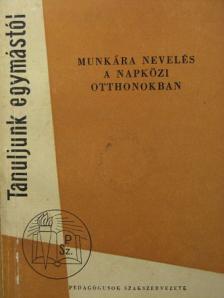 Bagi Jánosné - Munkára nevelés a napközi otthonokban [antikvár]