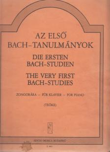 TEÖKE MARIANNE - Az első Bach-tanulmányok zongorára [antikvár]