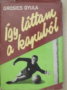 Grosics Gyula - Így láttam a kapuból [antikvár]