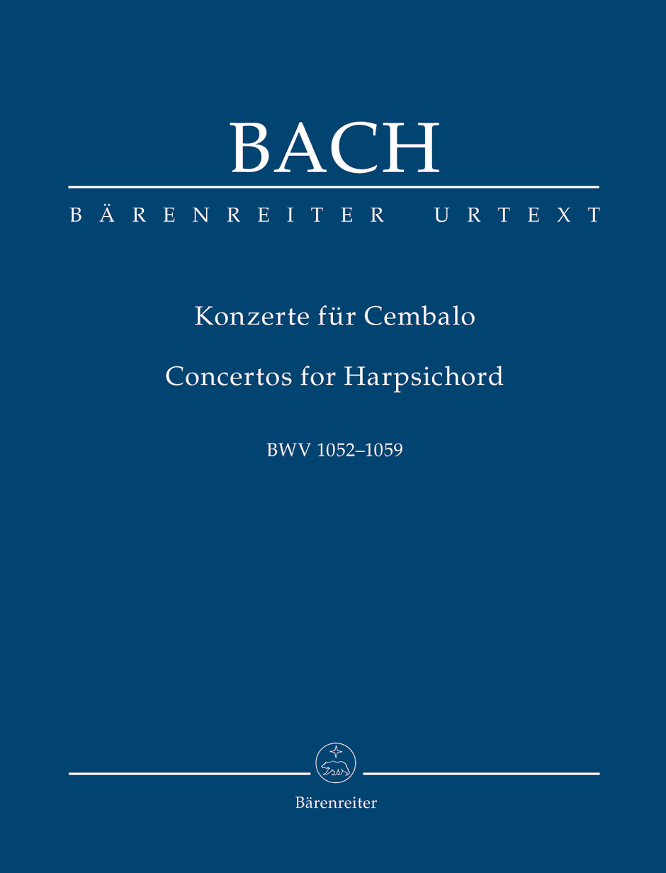 J. S. Bach - KONZERTE FÜR CEMBALO BWV 1052-1059 STUDIENPARTITUR URTEXT (WERNER BREIG)