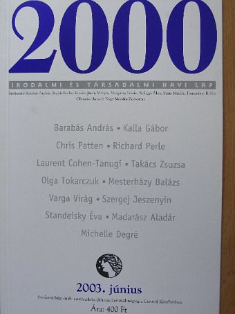 Chris Patten - 2000 2003. június [antikvár]