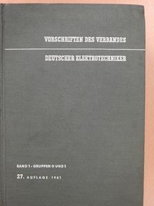 VDE-Vorschriften I. [antikvár]