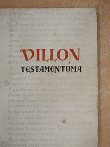 Francois Villon - Villon testamentuma [antikvár]