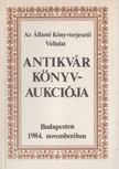 Dr. Kollin Ferenc (szerk.) - Az Állami Könyvterjesztő Vállalat antikvár könyvaukciója 1984. novemberében [antikvár]