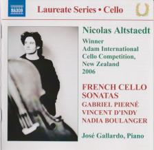 PIERNÉ, BOULANGER, D`INDY - FRENCH CELLO SONATAS CD NICOLAS ALTSTAEDT, GALLARDO