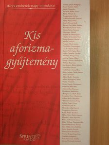 Kis aforizmagyűjtemény [antikvár]