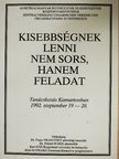 B. Szabó Péter - Kisebbségnek lenni nem sors, hanem feladat [antikvár]