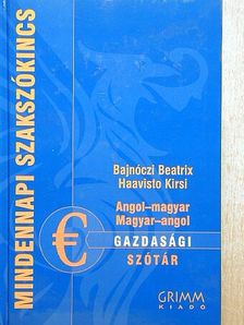 Bajnóczi Beatrix - Angol-magyar/magyar-angol gazdasági szótár [antikvár]
