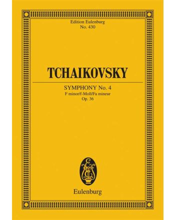 CSAJKOVSZKIJ / TCHAIKOVSKY - SYMPHONY NO.4 F MINOR OP.36 POCKET SCORE