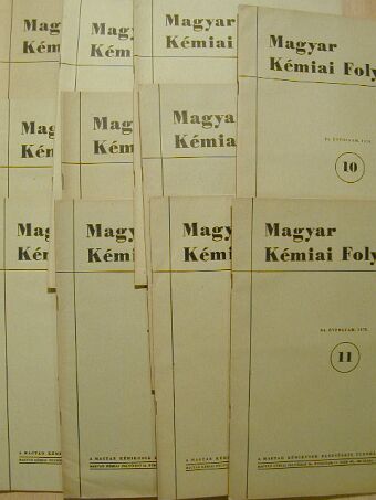 Magyar Kémiai Folyóirat 1978. (nem teljes évfolyam) [antikvár]
