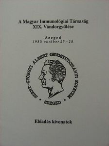 A Magyar Immunológiai Társaság XIX. Vándorgyűlése [antikvár]