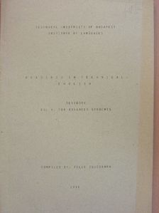 Textbook for advenced esl courses for students studying at the engineering programs in english [antikvár]