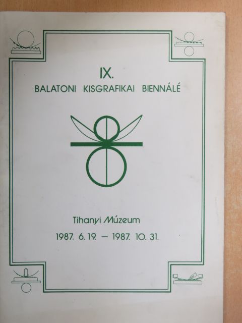 Sümegi György - IX. Balatoni kisgrafikai biennálé - Kiállítási katalógus [antikvár]