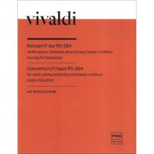 Vivaldi - CONCERTO IN F MAJOR RV 284 FOR VIOLIN, STRING ORCHESTRA AND BASSO CONTINUO. PIANO REDUCTION