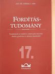 Fóris Ágota - Fordítástudomány 2007/1. [antikvár]