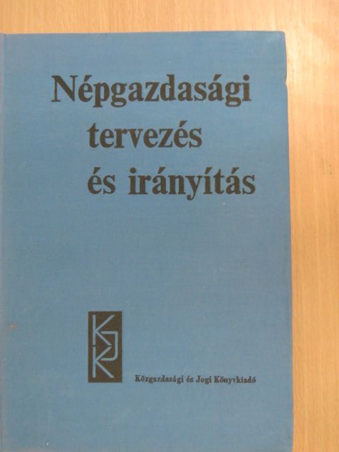 Dr. Augusztinovics Mária - Népgazdasági tervezés és irányítás [antikvár]