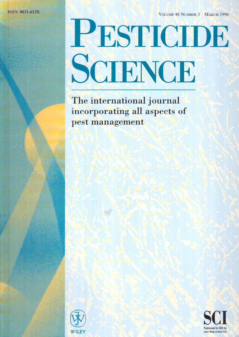 G. T. Brooks - Pesticide Science Volume 46, Number 3 March 1996 [antikvár]