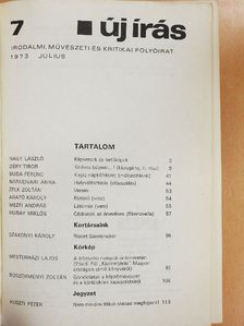 Bede Anna - Új Írás 1973. július-december (fél évfolyam) [antikvár]
