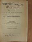 Bíró Lajos - Természettudományi Közlöny 1902. január-december/Pótfüzetek a Természettudományi Közlönyhöz 1902. január-december [antikvár]