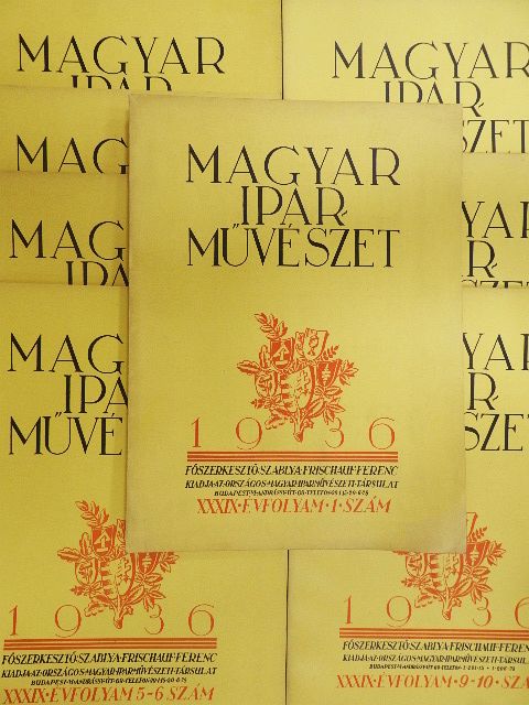 Arthur Burkhard - Magyar Iparművészet 1936/1-10. [antikvár]