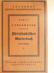 Dr. Paul Thormeyer - Philosophisches Wörterbuch (gótbetűs) [antikvár]