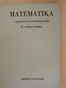 Horvay Katalin - Matematika II. [antikvár]