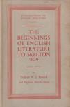 W. L. Renwick, Harold Orton - The Beginnings of English Literature to Skelton [antikvár]