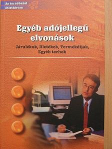 Egyéb adójellegű elvonások [antikvár]