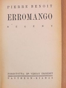 Pierre Benoit - Erromango [antikvár]