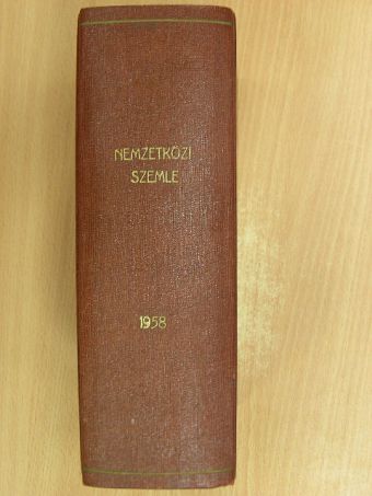 A. Lentin - Nemzetközi Szemle 1958. január-december [antikvár]