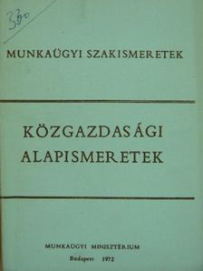 Dr. Antal István - Közgazdasági alapismeretek [antikvár]
