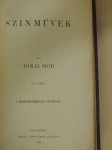 Jókai Mór - Szinművek III. [antikvár]